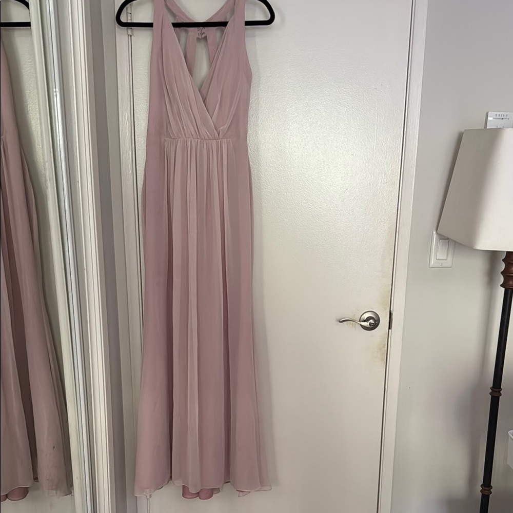 Bridesmaids Haley Paige Blush Maxi Dress